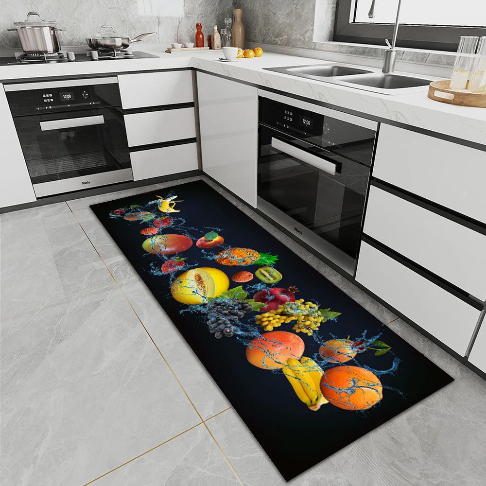 thumbnail image 1 of Alfombra de cocina duradera para la entrada del hogar, alfombrillas de cocina de alta gama para el suelo, impermeables, para el hogar, lavables, antideslizantes, alfombras grandes, 1 of 5