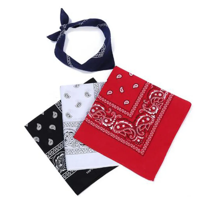 55cm heiße Hip Hop Cashew Blumen gedruckt Bandana Mann Frauen Mode Outdoor Stirnbänder Amöben Schals hochwertige Haarschmuck