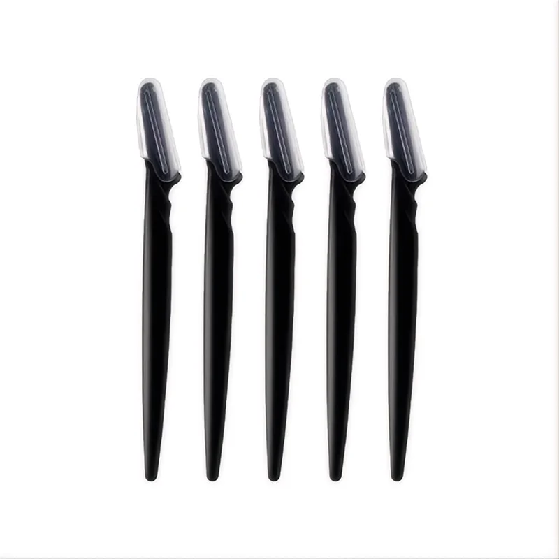 5pcs/set Eyebrow Trimmer Portable Blade Shaver Safe Eye Brow Razor Face Body Hair Removal Shaver Blades Pre Makeup Beauty Tools 4