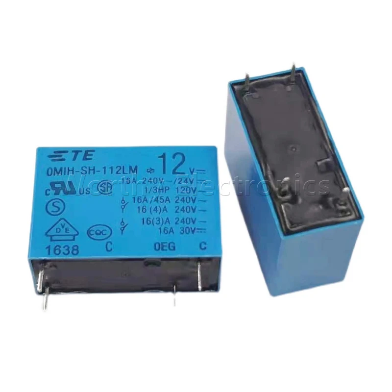 

10 шт./лот 12VDC 16A 4-контактное реле OMIH-SH-112LM