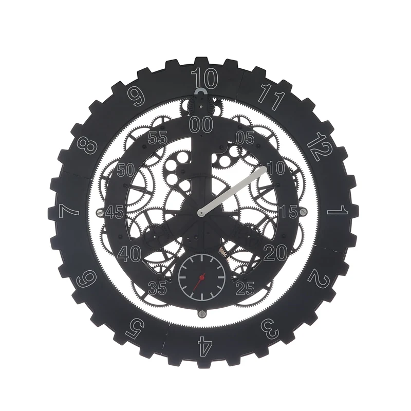 

18-Inch Creative Metal Mute Running Gear Clock