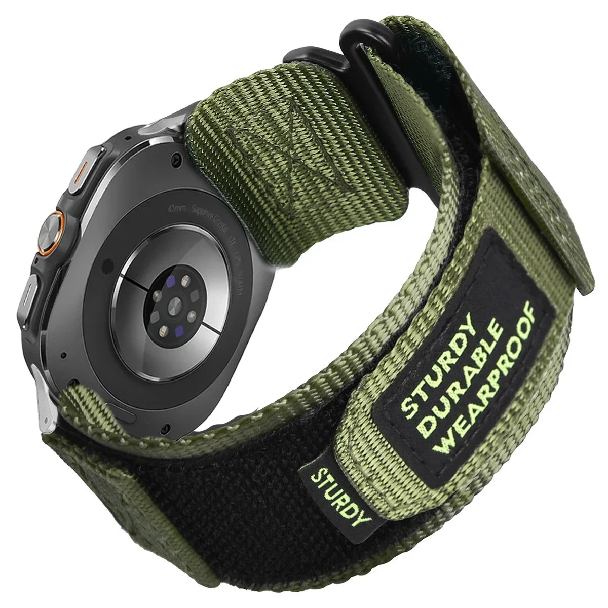 Nylon Loop Strap for Galaxy Watch Ultra - Sport Wristband Bracelet