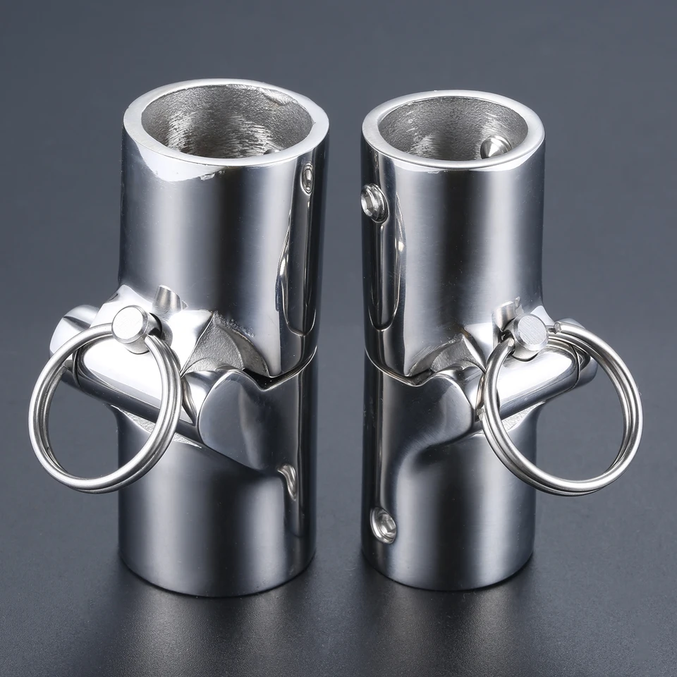 Raccordo Girevole Pieghevole In Acciaio Inox 316 Per Barche - 25mm | Per Tende, Bimini, Alberi - Foto 4