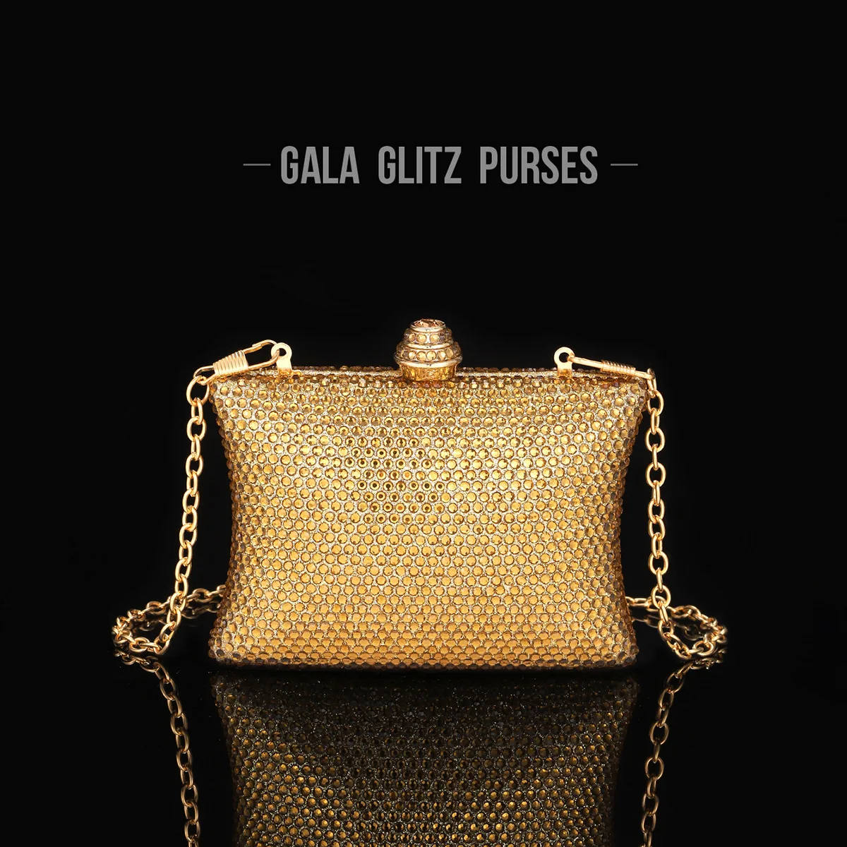 حقيبة يد نسائية كريستال فاخرة من فاشن فيوجن