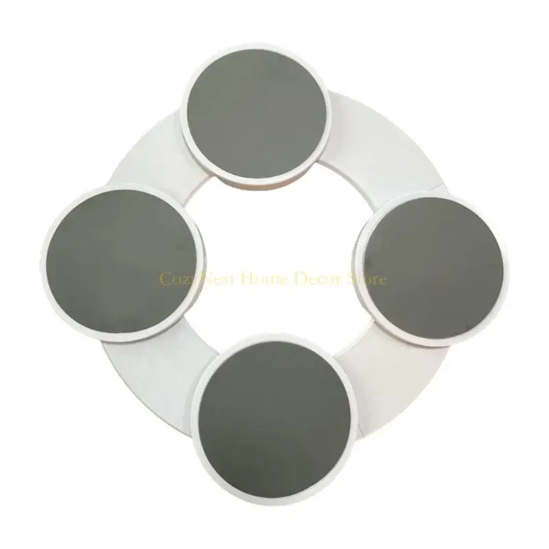 92MF Plastic Rotating Serving Tray for Dining and Kitchen Use Portable Carousels