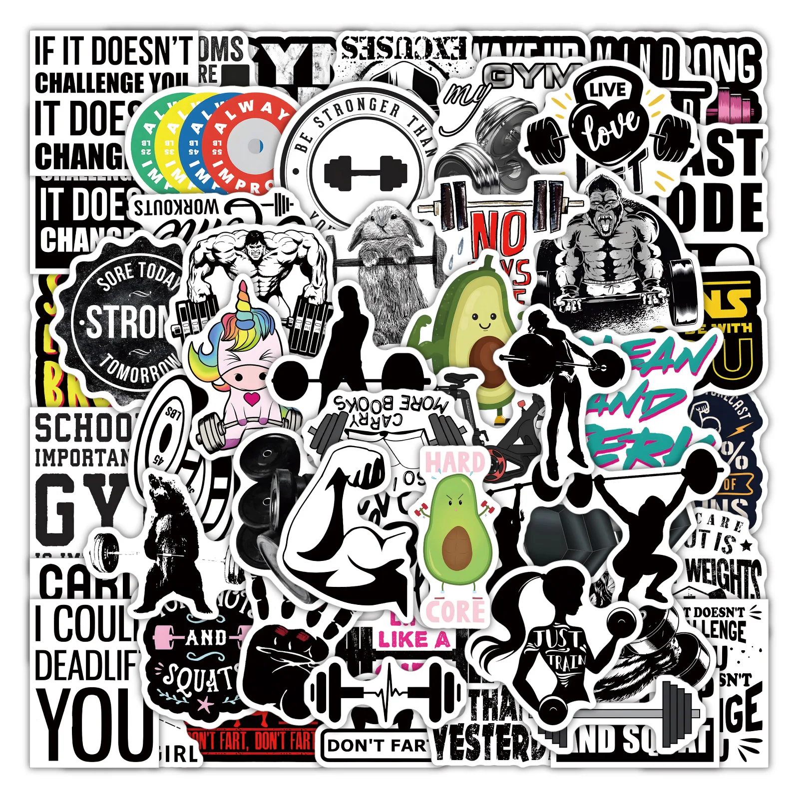 StickersAestheticChildrensStickerPackFitnessSportsToys