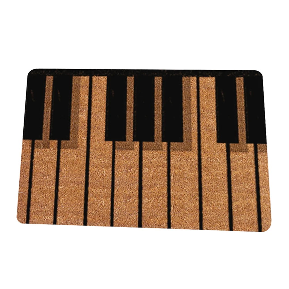 

Piano Pattern Floor Mat Bath Rug Bathroom Rugs Door Carpet Polyester (Polyester) for The Mats Kitchen