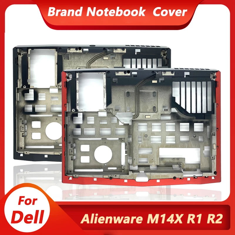 NEW Laptop Bottom Base Case Cover For Dell Alienware M14X R1 R2 Assembly Shell R5DX6 0R5DX6 Red/Black |