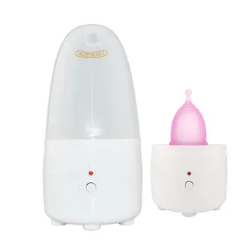 220V Menstrual Cup Cleaner Steamer Mini Personal Steam Sterilizer Baby Nipple Cleaning Machine Menstrual Cup Personal Care 1