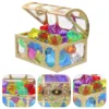 Crystal Box Treasure Kids Toys Acrylic Colorful Diamond Gems Plastic Large Jewels Big Child 1