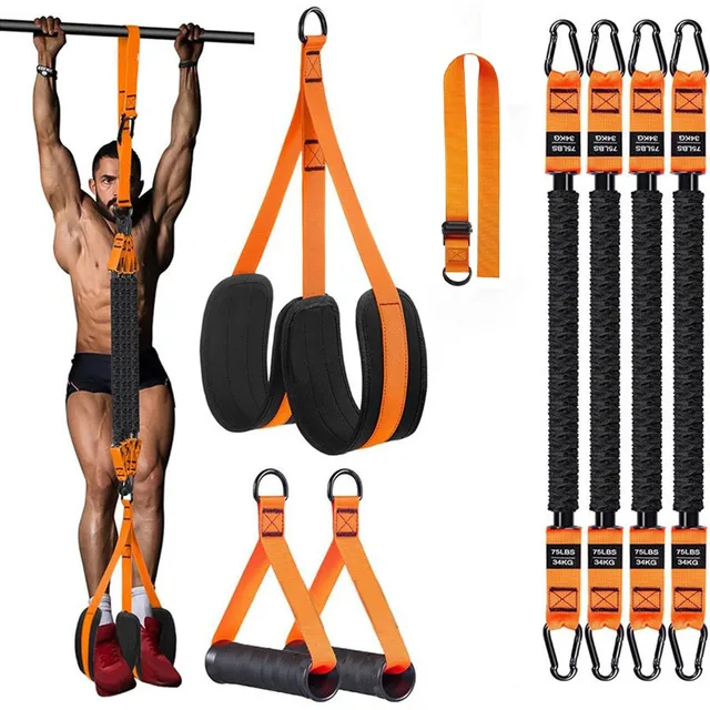 Pull Up Assistance Bands Set Resistance Strap for Pull-ups Assist for Men Women Hanging Training Chin-up Workout Body Stretching