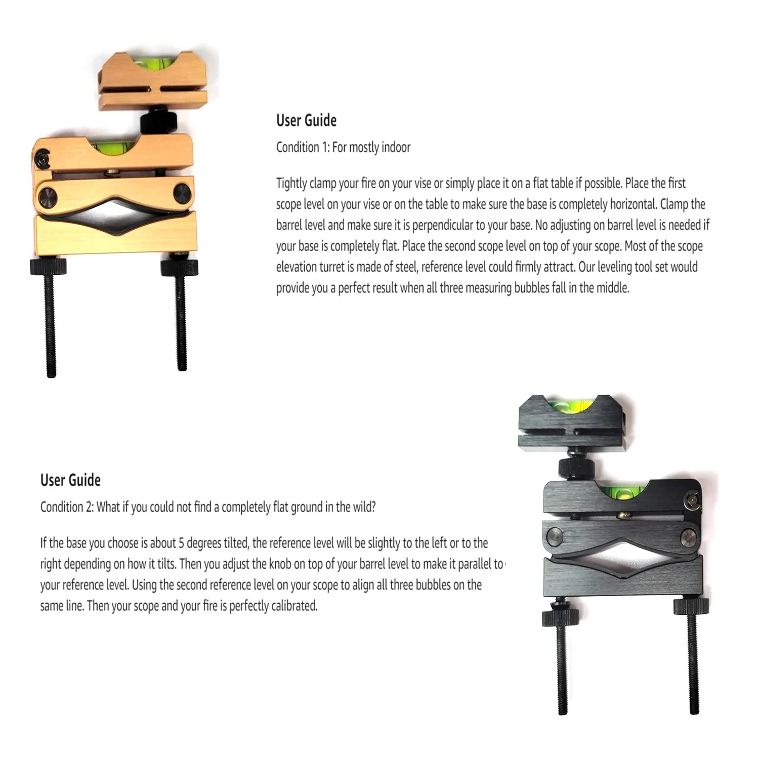 Scope Level Mounting Kit Universal Bubble Leveling Tool Magnetic Rifle Scope Mount Kit High-Precision Bubble Leveling System rifle scope mount scope mount adapter scope bubble level