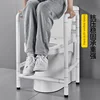 Anti-rollover Toilet Support Frame, Stainless Steel Safety Stand Up Commode Toilet Handrail Toilet Chair for Disabled People 4