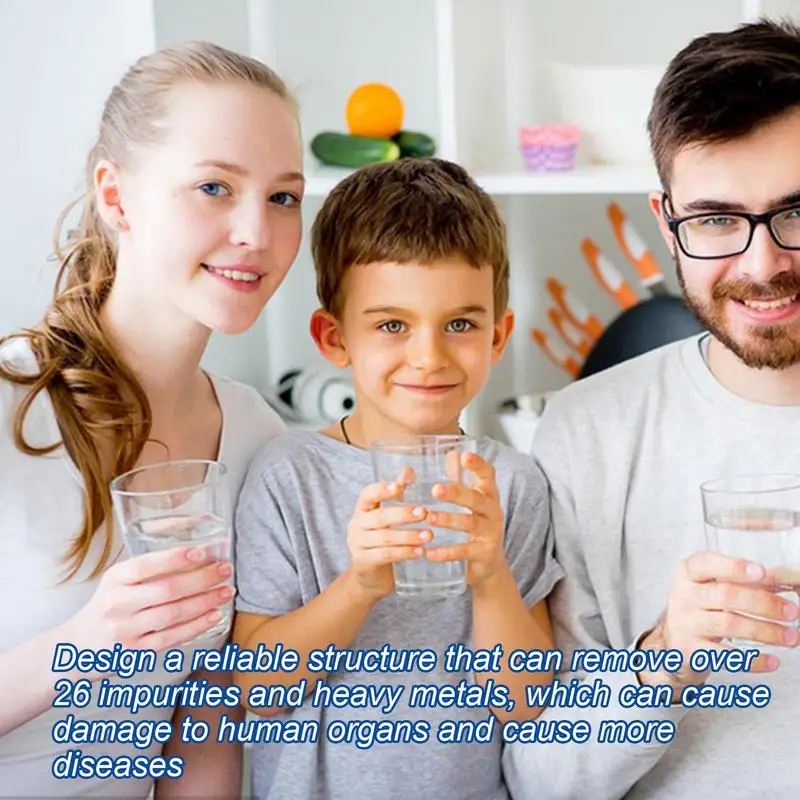 Fridge Ice Maker Water Filter Ice And Water Fridge Filter Replacement for Home Kitchen for Most Refrigerators Reduces Chlorine