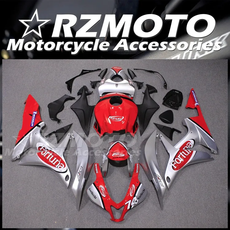 

Новый комплект обтекателей из АБС-пластика для мотоцикла, подходит для HONDA CBR600RR F5 2007 2008 07 08, кузов красного и серебристого цвета