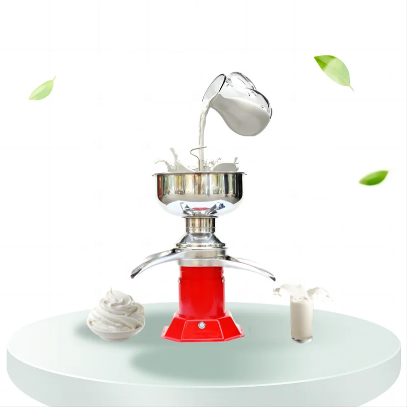 Hot Sale Farms 50L/H Large Capacity Fully Automatic Stainless Steel Electrical Milk Butter Cream Separator Machine For Home