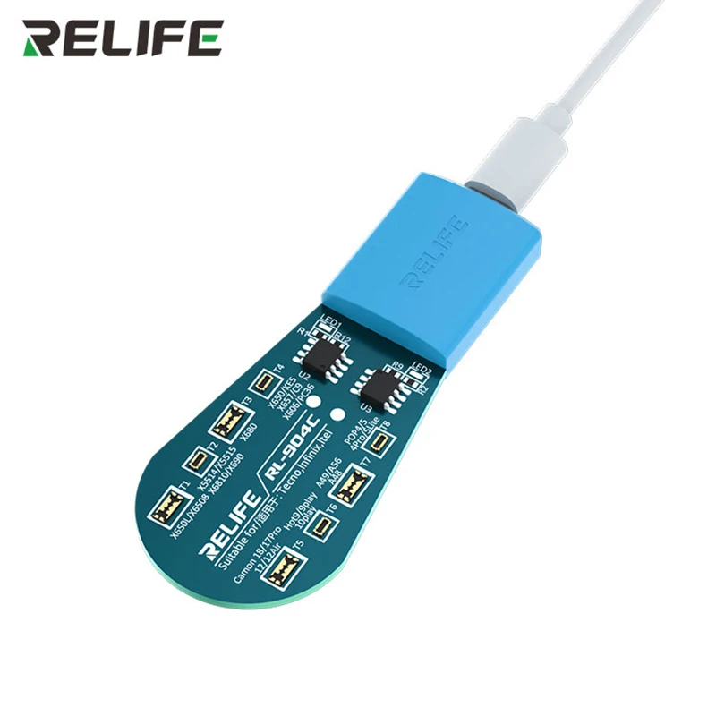 

Карта активации для зарядки аккумулятора серии RELIFE RL-904C Transsion для TECNO, itel, Infinix, инструмент для проверки и ремонта аккумулятора