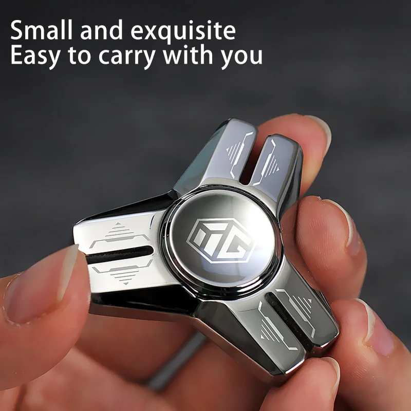 Stainless Steel Metal Hand Spinner Anti-anxiety EDC Fidget Toy for Adult Children Creative Metal Triangle Stress Relief Toy - Image 5