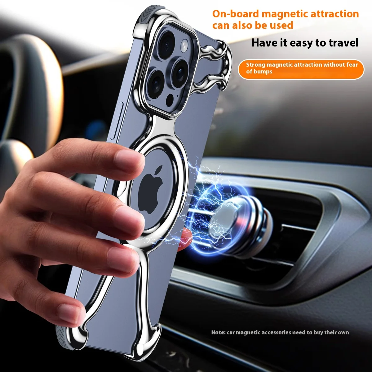 For iPhone 15 14 Pro Max Case originality Magnetic Charge MagSafe cooling framework Liquid PC electroplated Protective cover