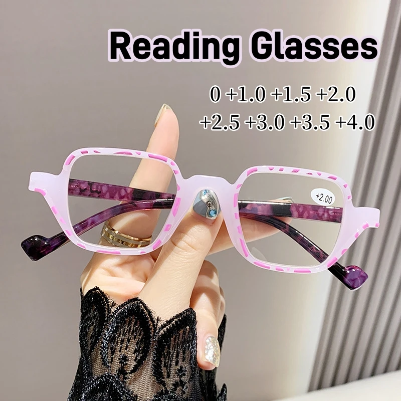 Mode Vintage Frauen Lesebrille High-definition-Linse Presbyopie Unisex Anti-blau Licht Weitsichtige Brillen Plus Grad