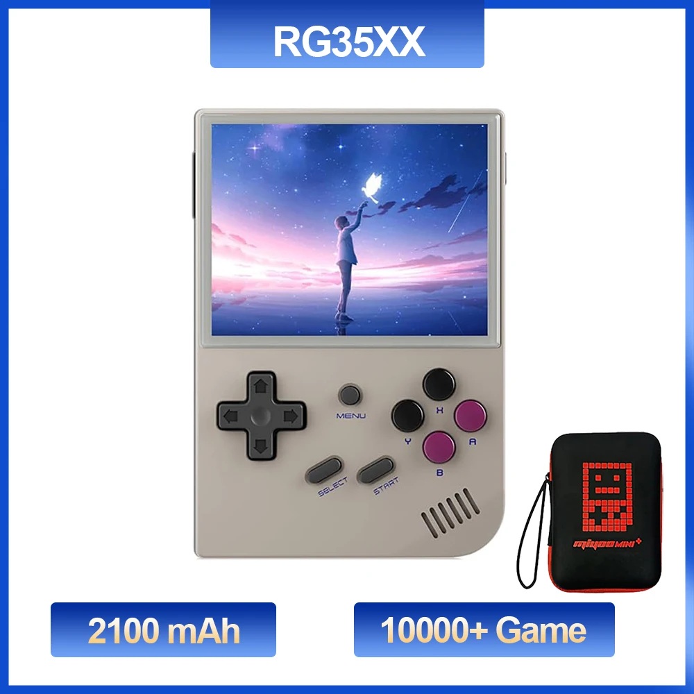 ANBERNIC RG35XX Retro Handheld Game Console 64GB Grey