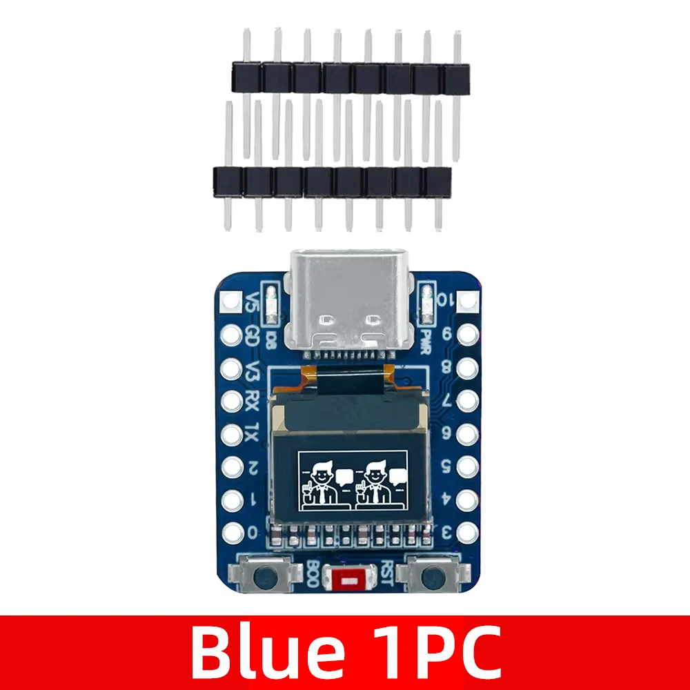 MINI ESP32-C3 Development Board 2.4G Wifi 4 BT Module with 0.42 Inch OLED Display 4MB Flash Ceramic Antenna USB Type-C ESP32 C3 image 10