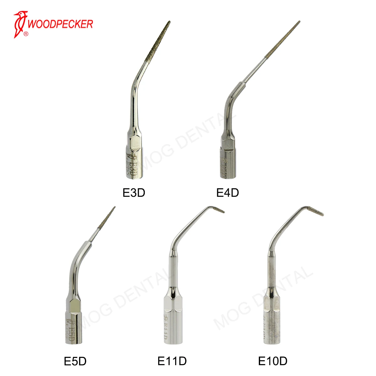 Woodpecker Dental Ultrasonic Perio Scaler Tips Dentist Tools Root Canal Endodontics E-Series Fit EMS UDS Scaler Handpiece 3