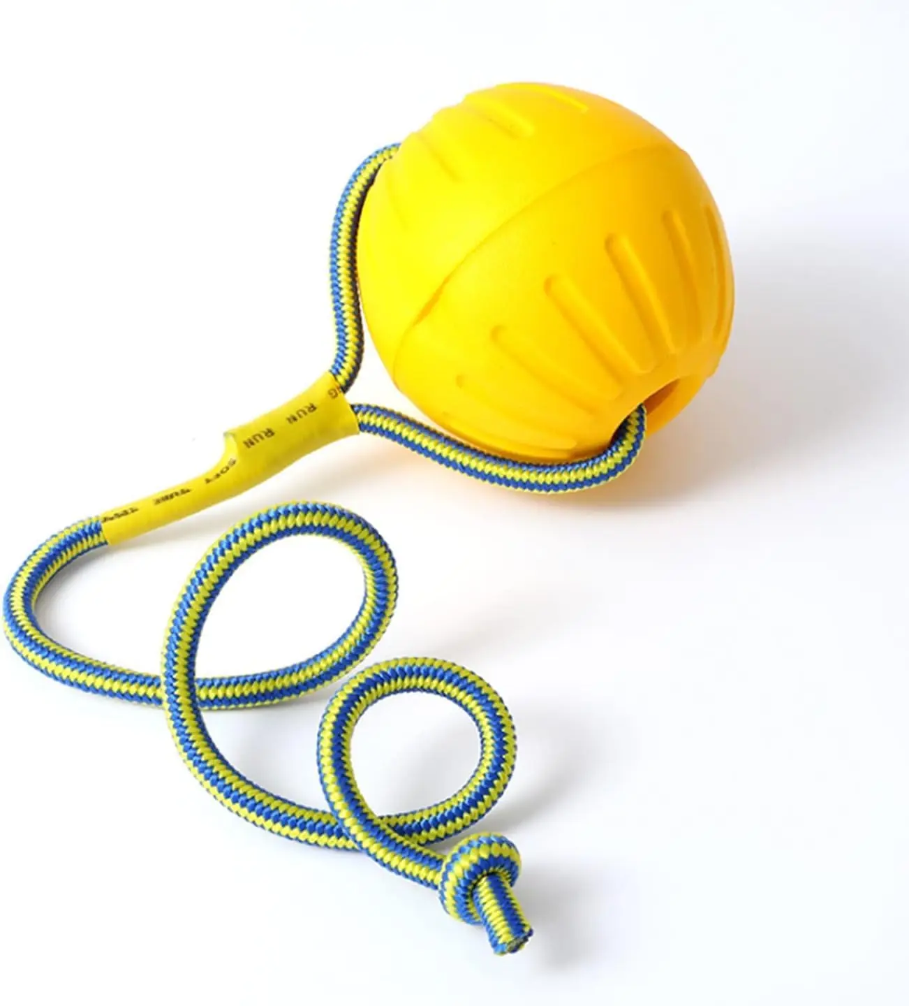 EVA pet toy ball dog floating training dog pull ring bite resistant teeth grinding pet ball wear rope ball EVA pet toy ball dog floating training dog pull ring bite resistant teeth grinding pet ball wear rope ball