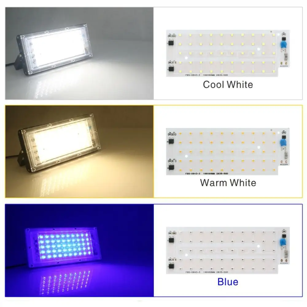 LED Chip LED Lamp Beads AC 220V 50W LED Chip for Floodlight SMD 2835