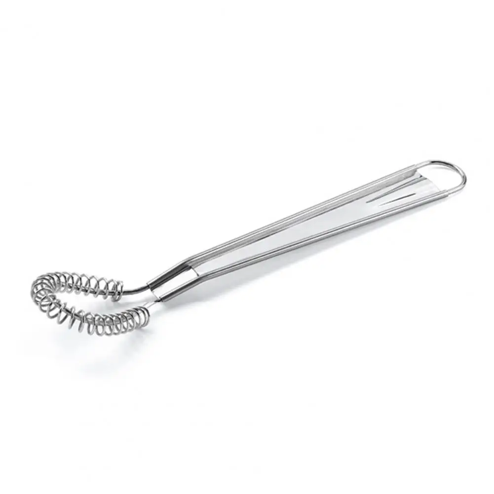 Egg Mixer Sturdy Good Elasticity Stainless Steel Hand Held Spring Whisk Kitchen Stainless Steel Egg Beater