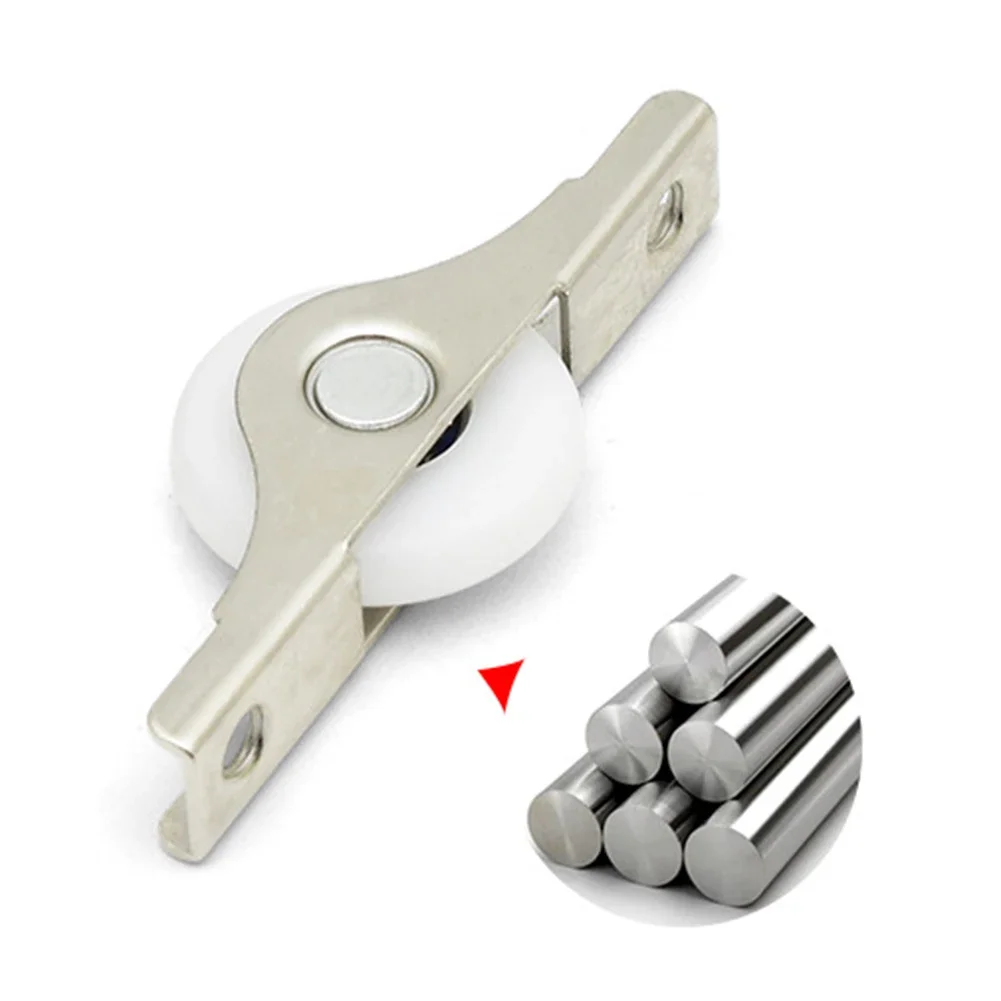 4pcs 25mm Cabinet Wardrobe Nylon Sliding Wheel Door Roller Cabinet Casement Pulley Furniture sliding door roller,sliding door pulley