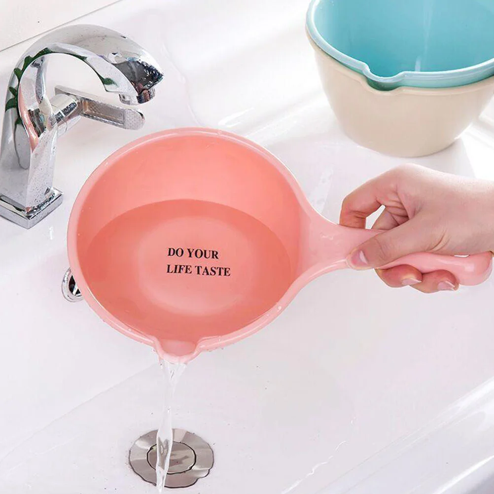 Water Scoop Water Ladle Kitchen Ladle Plastic Bucket Dipper Large Capacity Scoop For Home Garden 3 Pcs
