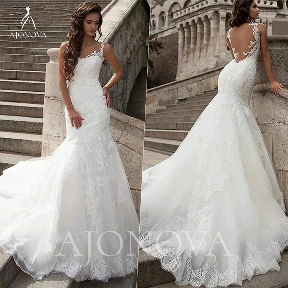 

White Lace Wedding Dress Womens Dresses for Special Events Sweetheart Mermaid Elegant and Pretty Women's Dresses Bride Woman