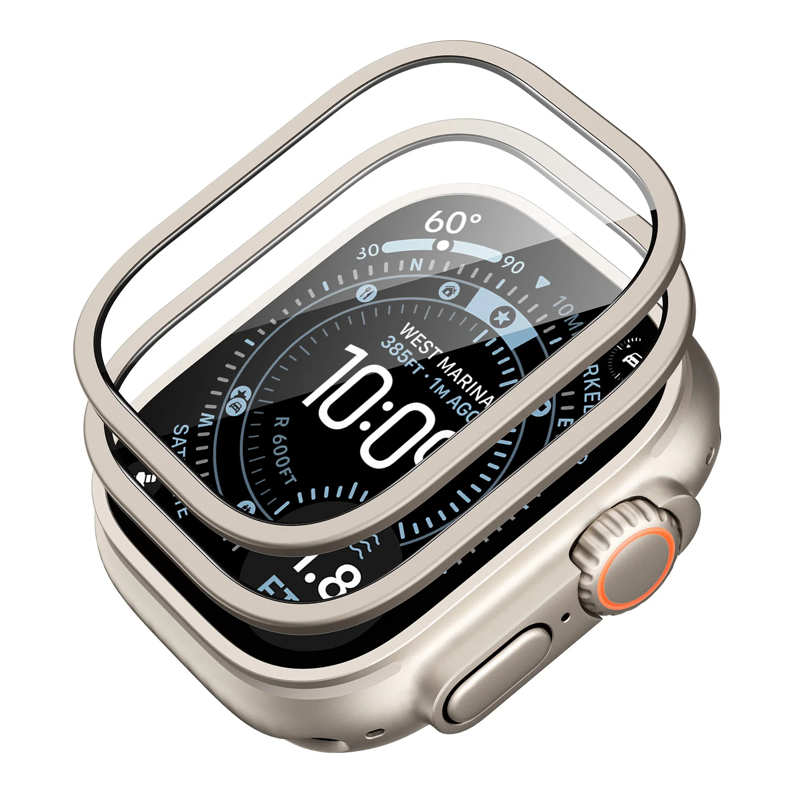 ESR 2 Pack Armorite Screen Protector for Apple Watch Ultra 3 /Ultra 2 /Ultra (49 mm) Tempered Glass Protective Film