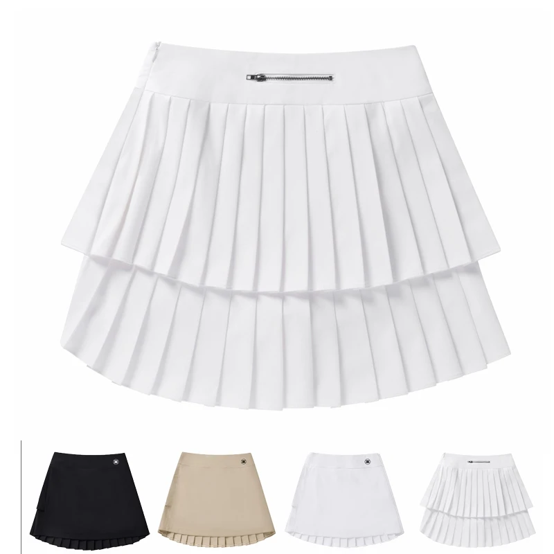 New Golf Skirt Quick Drying Women Golf Wear Ladies Skirts Casual Breathable Sport Skirt pleated fashion stretch tennis