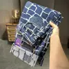 Spring & Autumn Street Wear Men Plaid Patchworks Baggy Pants Ripped Wash Denim Trousers Male 1