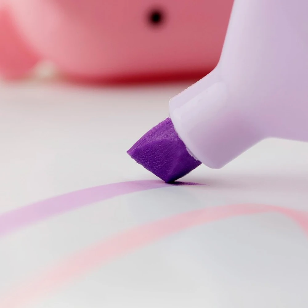 4/5/6 Pcs Kawaii Bear Highlighter Markers