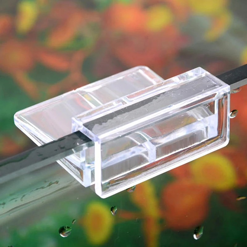 

4PCS Acrylic Bracket Aquarium Glass Cover Holder For Rimless Aquarium Fish Tank 6/8/10/12mm Fish Tank Lid Clips Bracket