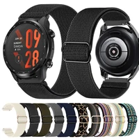 Nylon Loop Watch Band For TicWatch Pro 3 Ultra E3 E2 S2 Pro X GTW 2021 Sports Strap 20 22mm Smartwatch Bracelet Women Men Correa