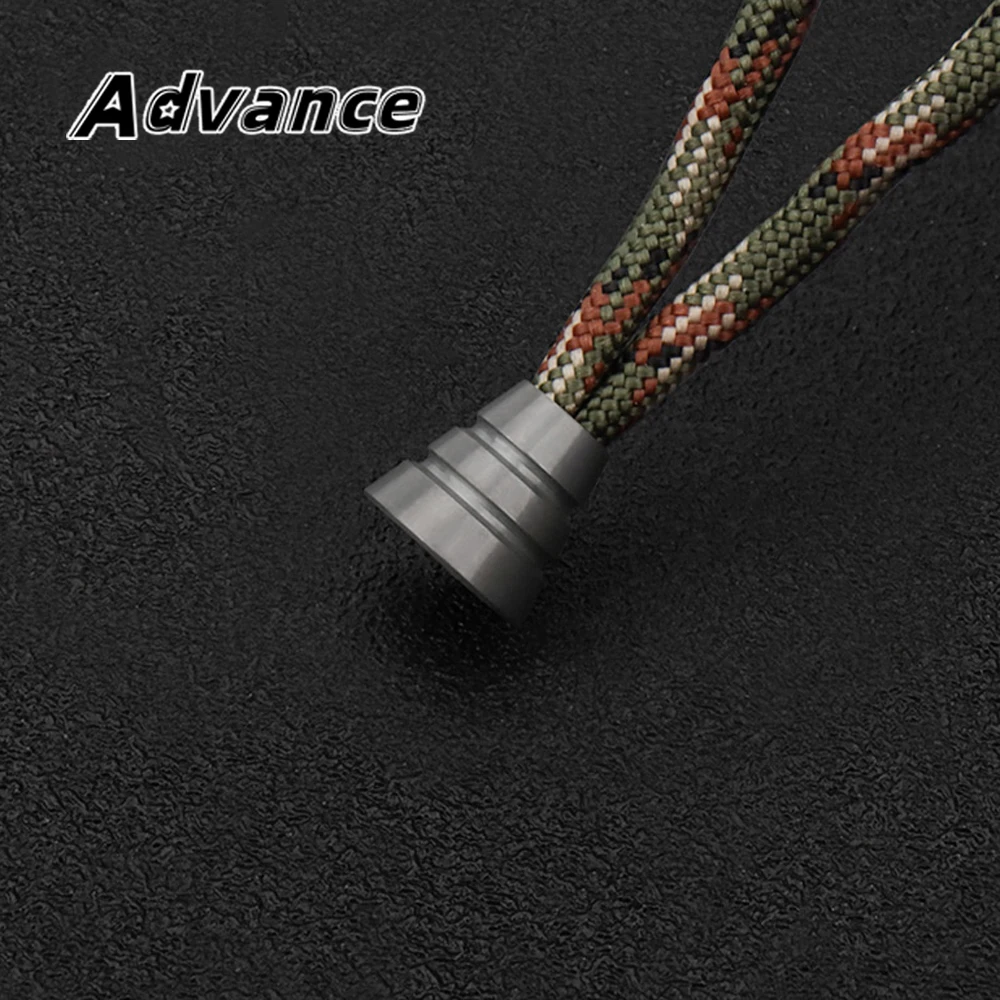 Pendentif de perles de couteau en alliage de titane, série colorée