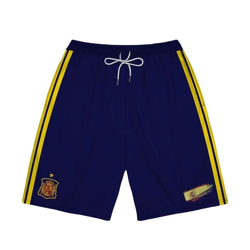 Uniforme de entrenamiento de fútbol de Portugal, España e Italia, pantalones cortos para hombre y mujer. - Imagen 6