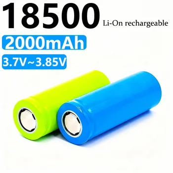 Batteria 18500 3.7V 2000mAh Ricaricabile agli ioni di litio Applicabile a tutti i tipi di prodotti elettronici