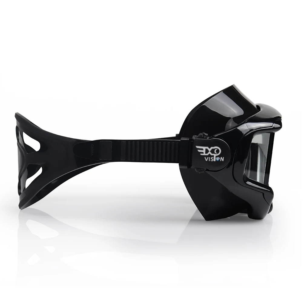Diving Mask Adult Scuba Diving Mask Pano 3 Panoramic Tempered Glass Snorkeling Dive Mask Premium Swim Goggles with Nose Cover Snorkeling