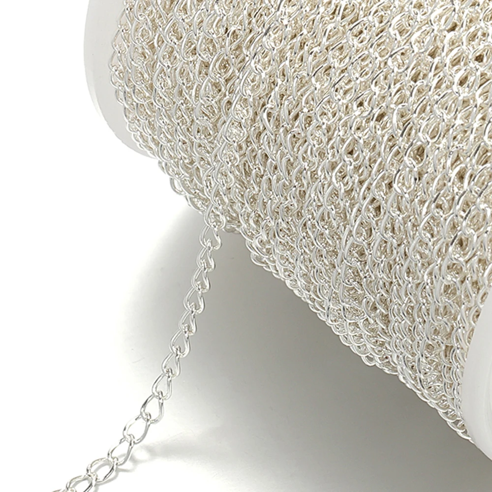 10meters/roll Stainless Steel Chains 2/3/5mm Gold Necklace Chains For Bracelet Extension Chain DIY Jewelry Components No Fade 4