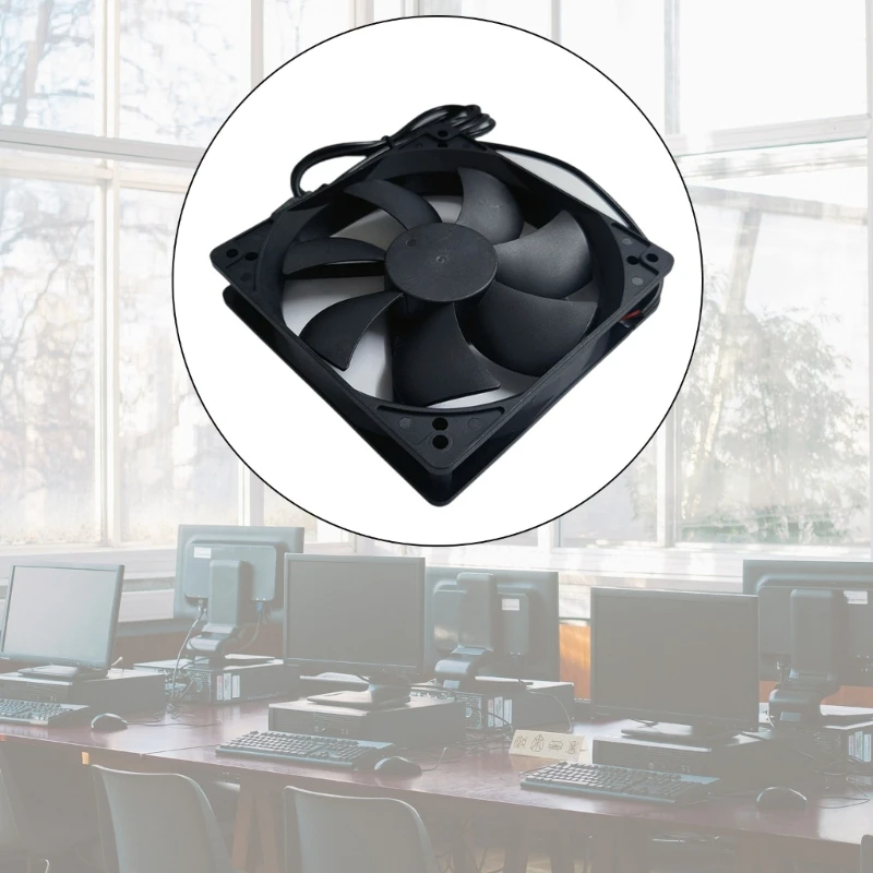 USB Fan 5V 12025 12CM Cooling Fan Quiet Computer Case Chassis Router Set-top Box Cooling