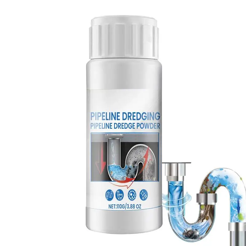 110g Powerful Kitchen Pipe Dredging Agent Dredge Deodorant Toilet Sink Drain Cleaner Sewer Fast Cleaning Tools Chemicals Dredger