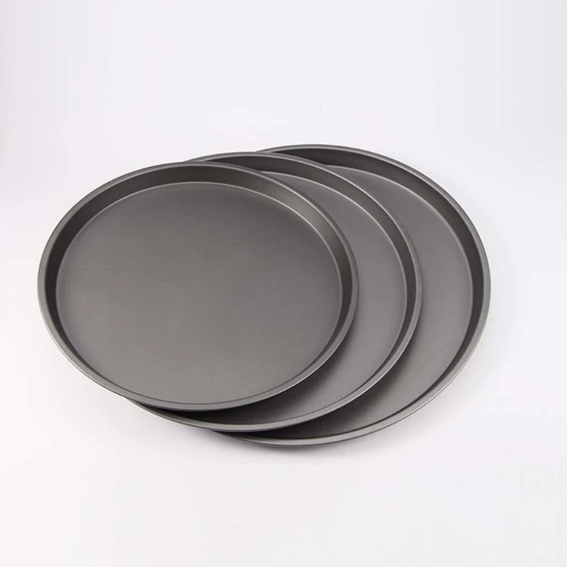 9/10/11/12-Inch Pizza Baking Tray Non Pizza Baking Set for Oven Durable Pizza Pan