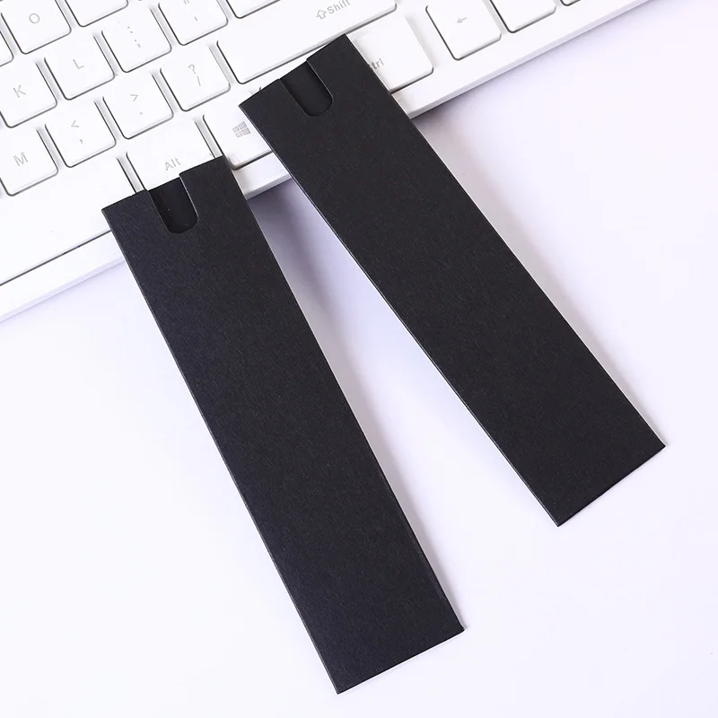 Stationery Box 40Pcs Pen Box Gift Sleeve Packaging Single Fountain Holder Pouch Sleeves Ballpoint Cardboard Empty Case Paper Kraft