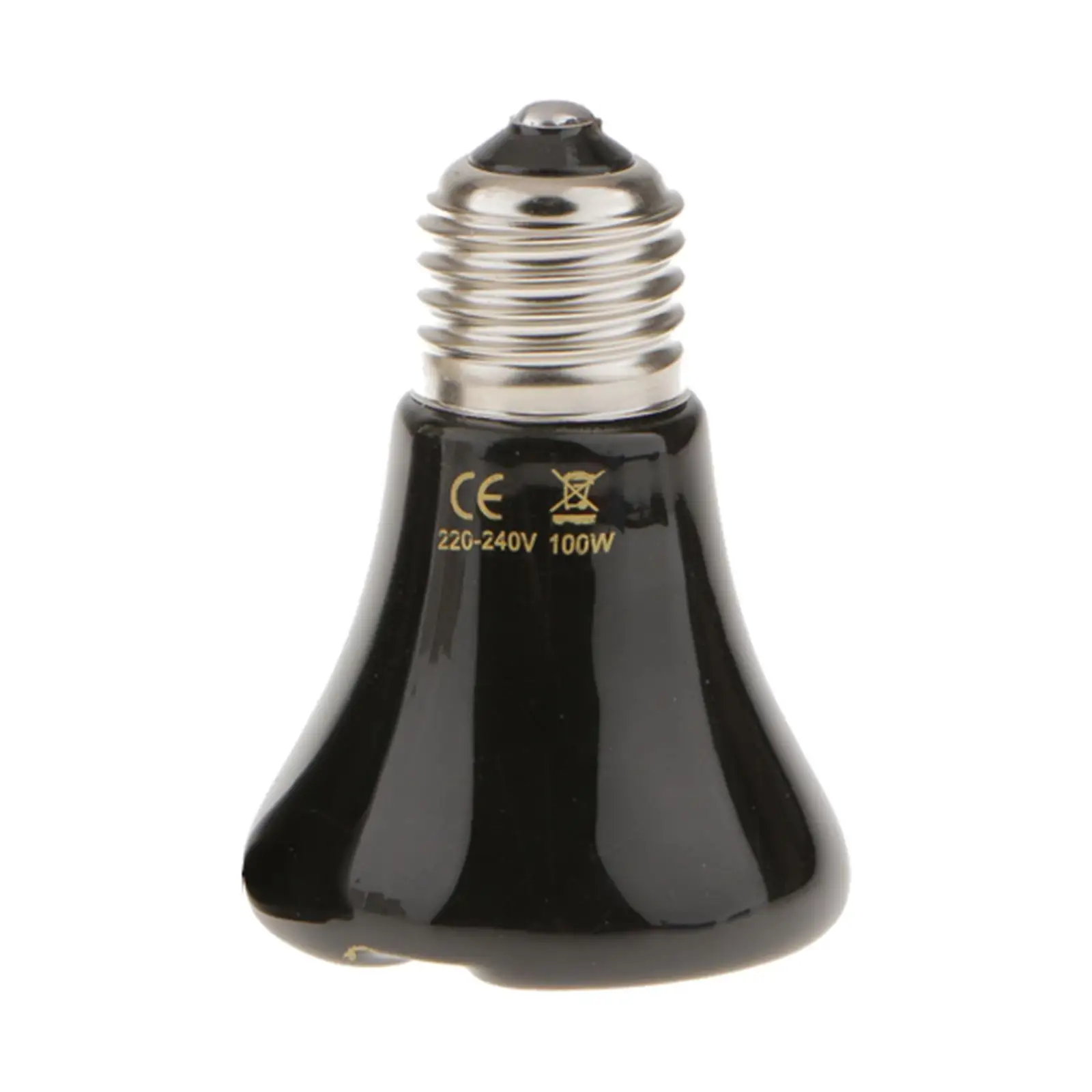 2-4pack E27 T-Shape Thickened Reptile Ceramic Infrared Lamp Heat Light Bulb -