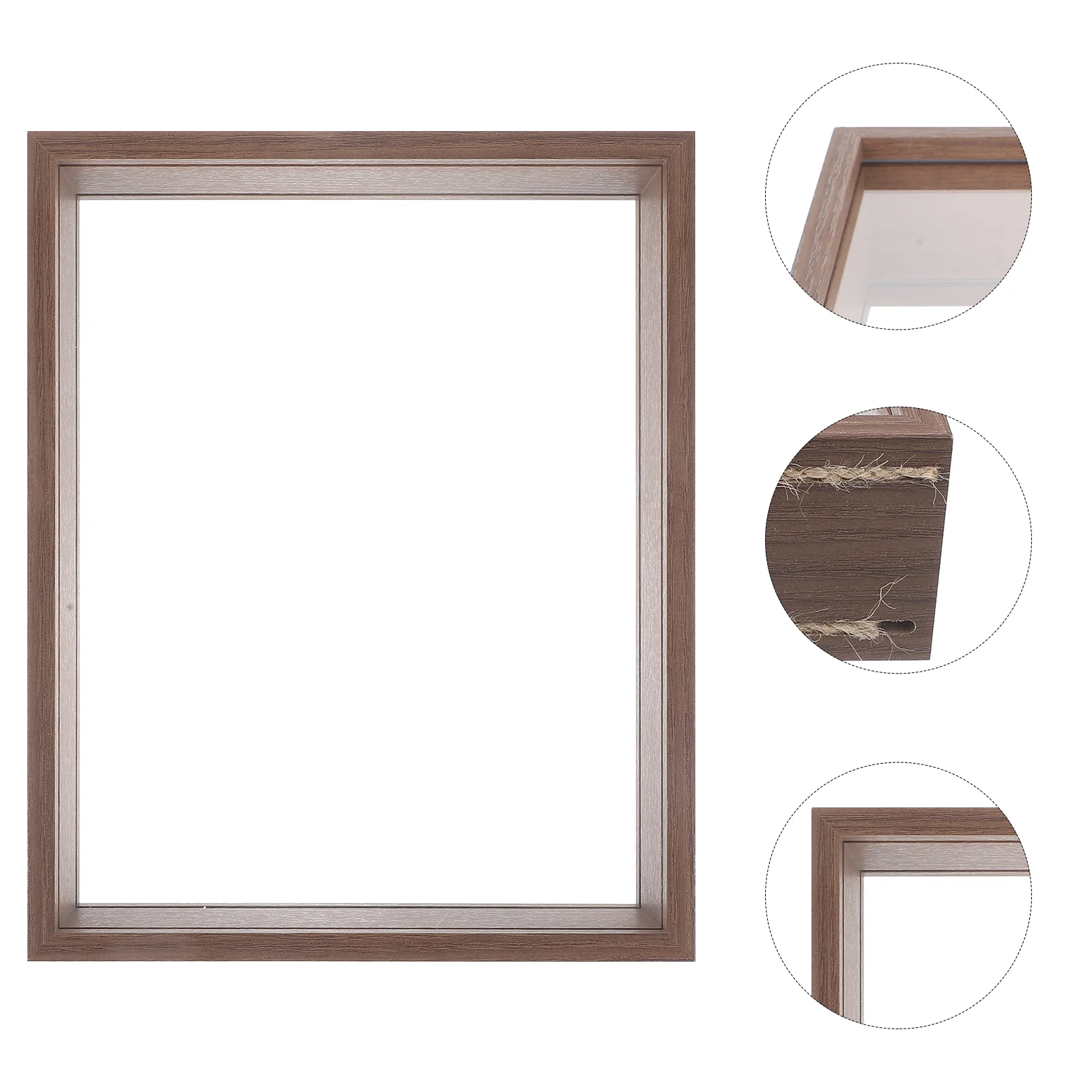 

Wood Picture Frame Dried Flower Frame Desktop Specimen Display Frame Holder for Diy